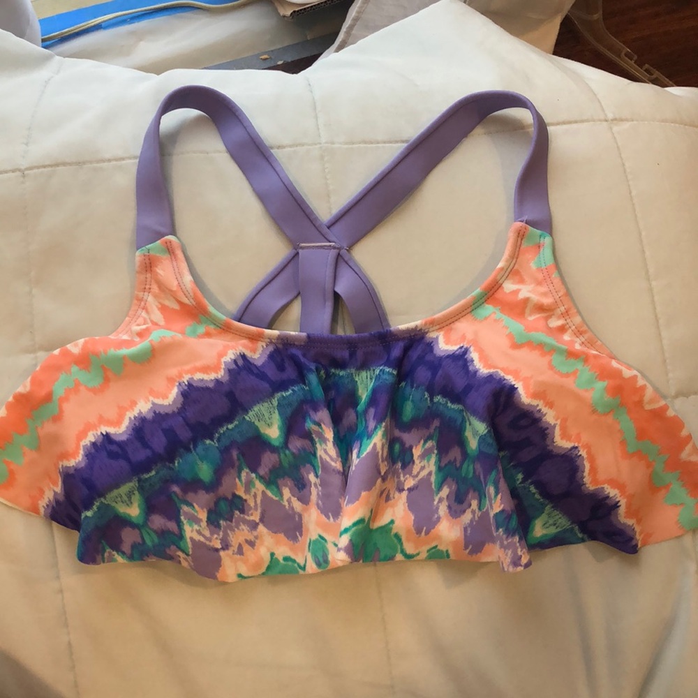 Tie-dyed bikini top!